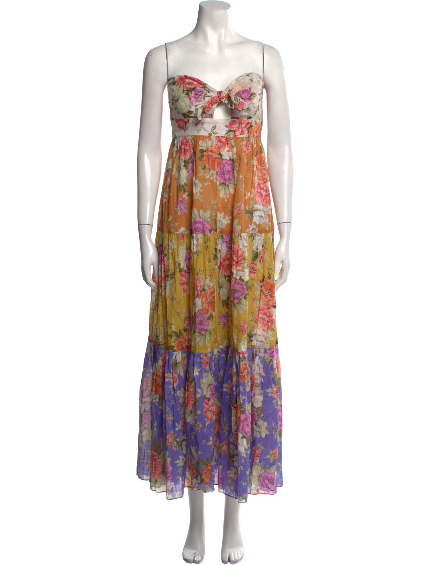 Zimmermann Floral Print Long Dress