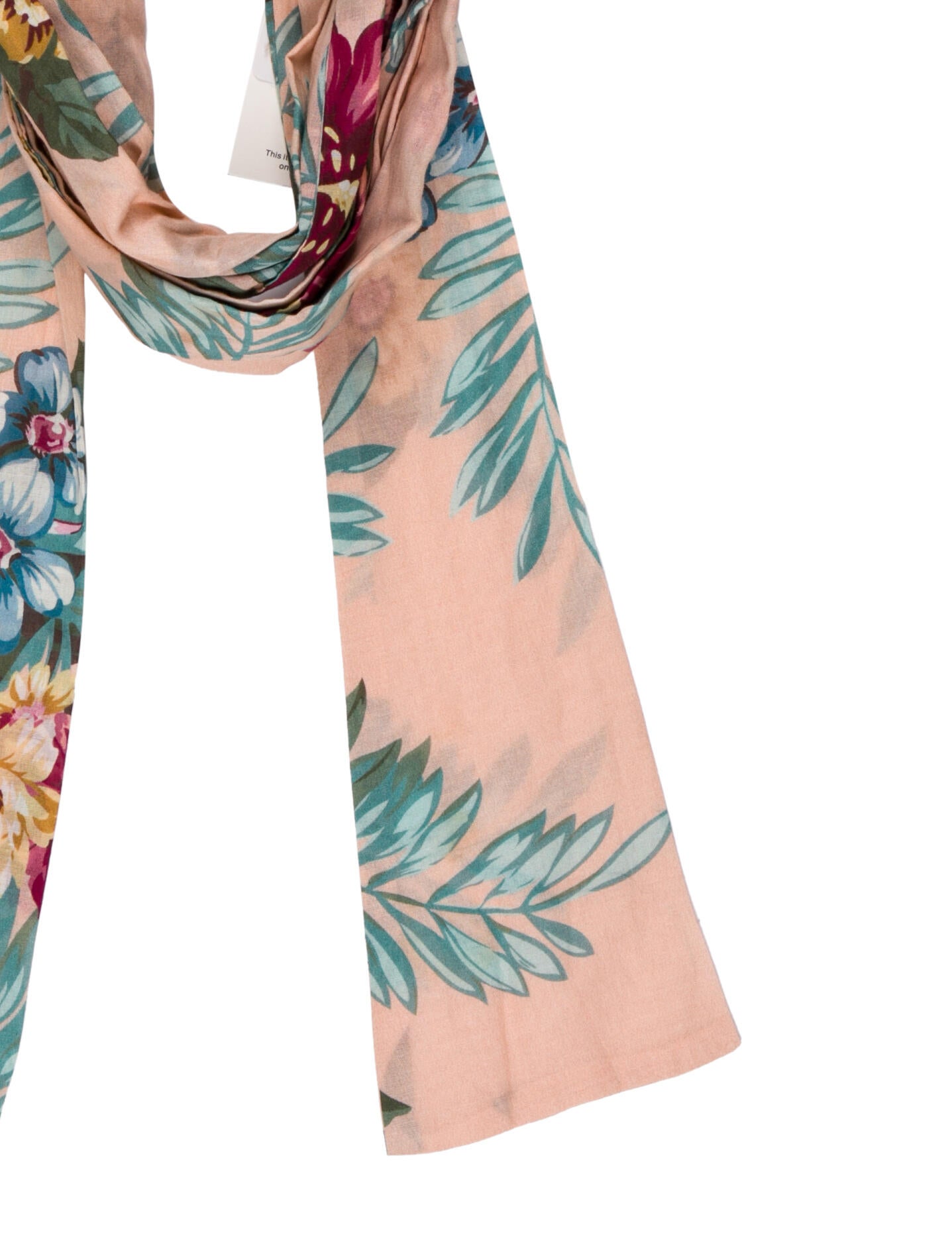 Zimmermann Bowtie Printed Scarf