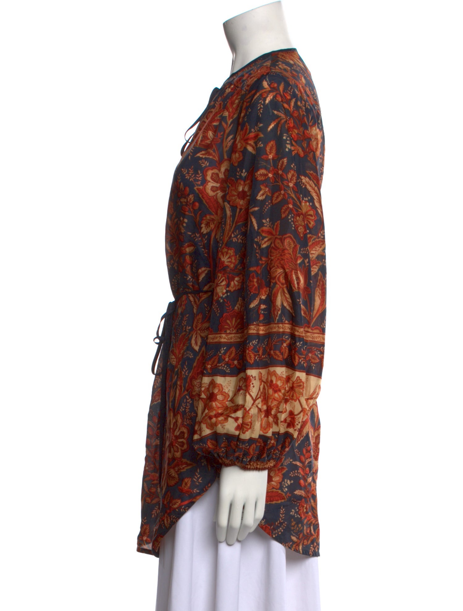 Zimmermann Silk Floral Print Tunic