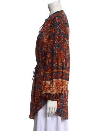 Zimmermann Silk Floral Print Tunic