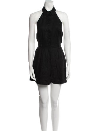 Zimmermann Linen Halterneck Romper