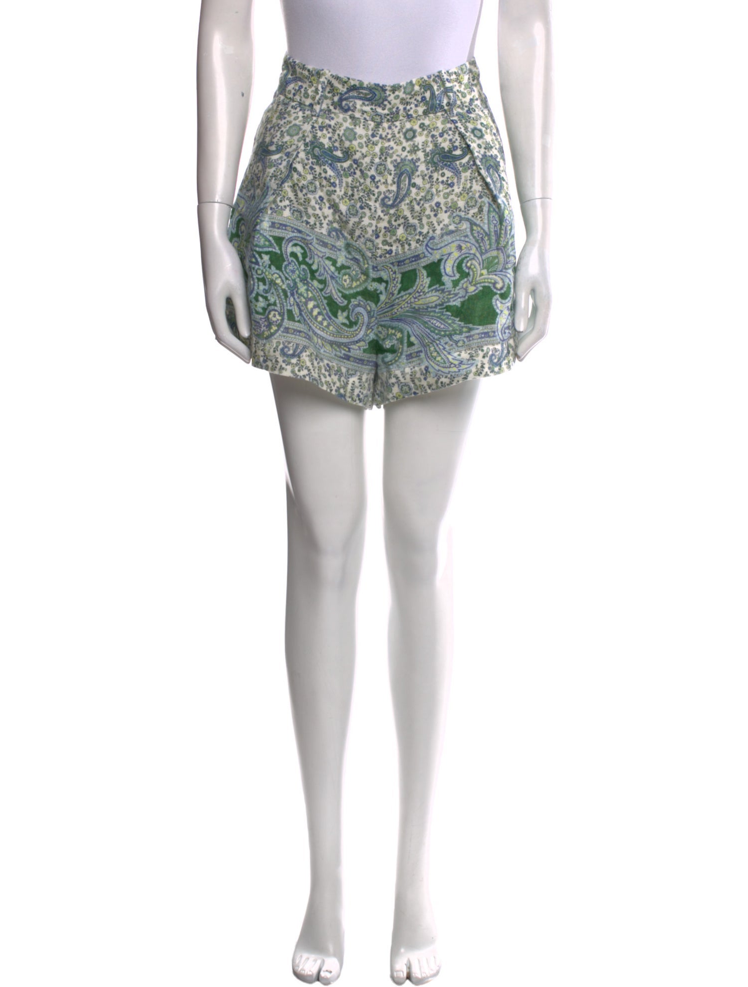 Zimmermann Linen Mini Shorts