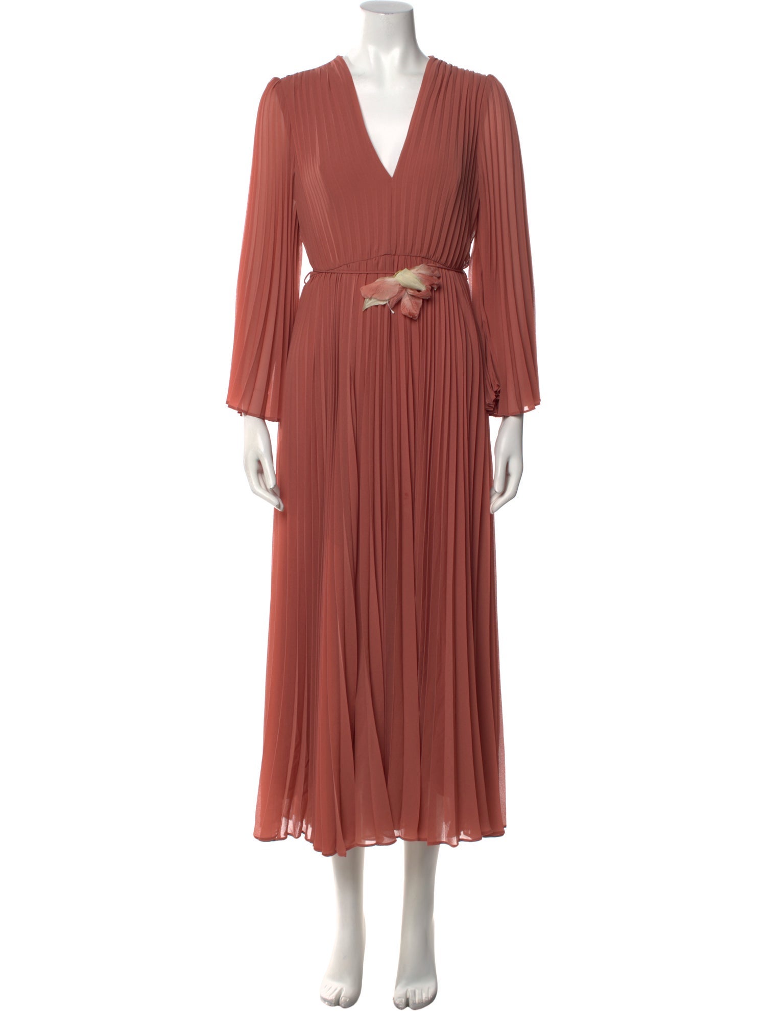 Zimmermann V-Neck Midi Length Dress