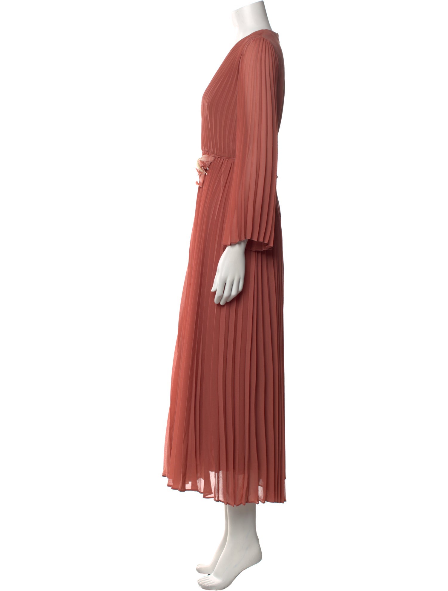 Zimmermann V-Neck Midi Length Dress