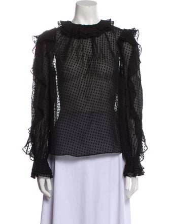 Zimmermann Silk Lace Pattern Blouse