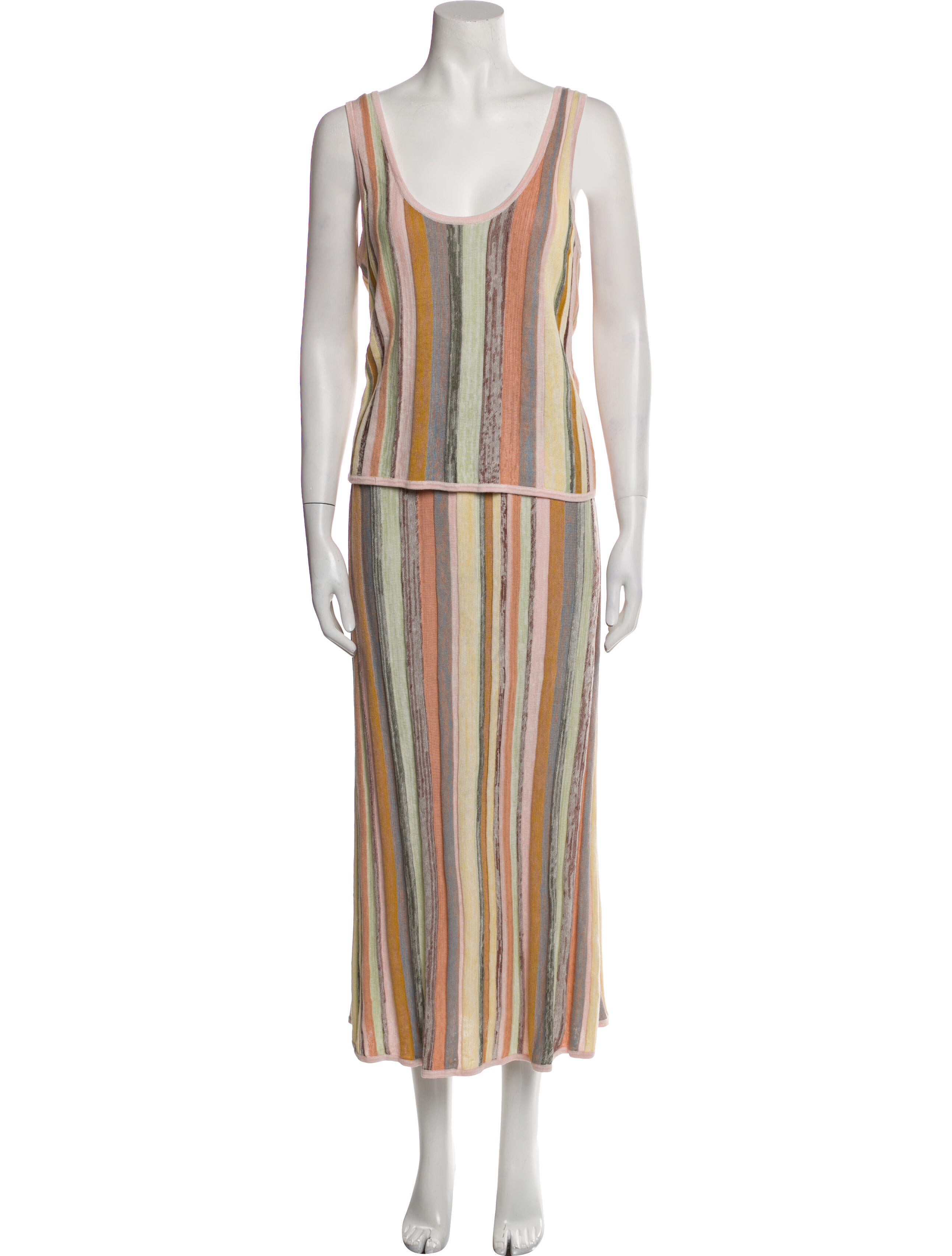 Zimmermann Striped Skirt Set w/ Tags