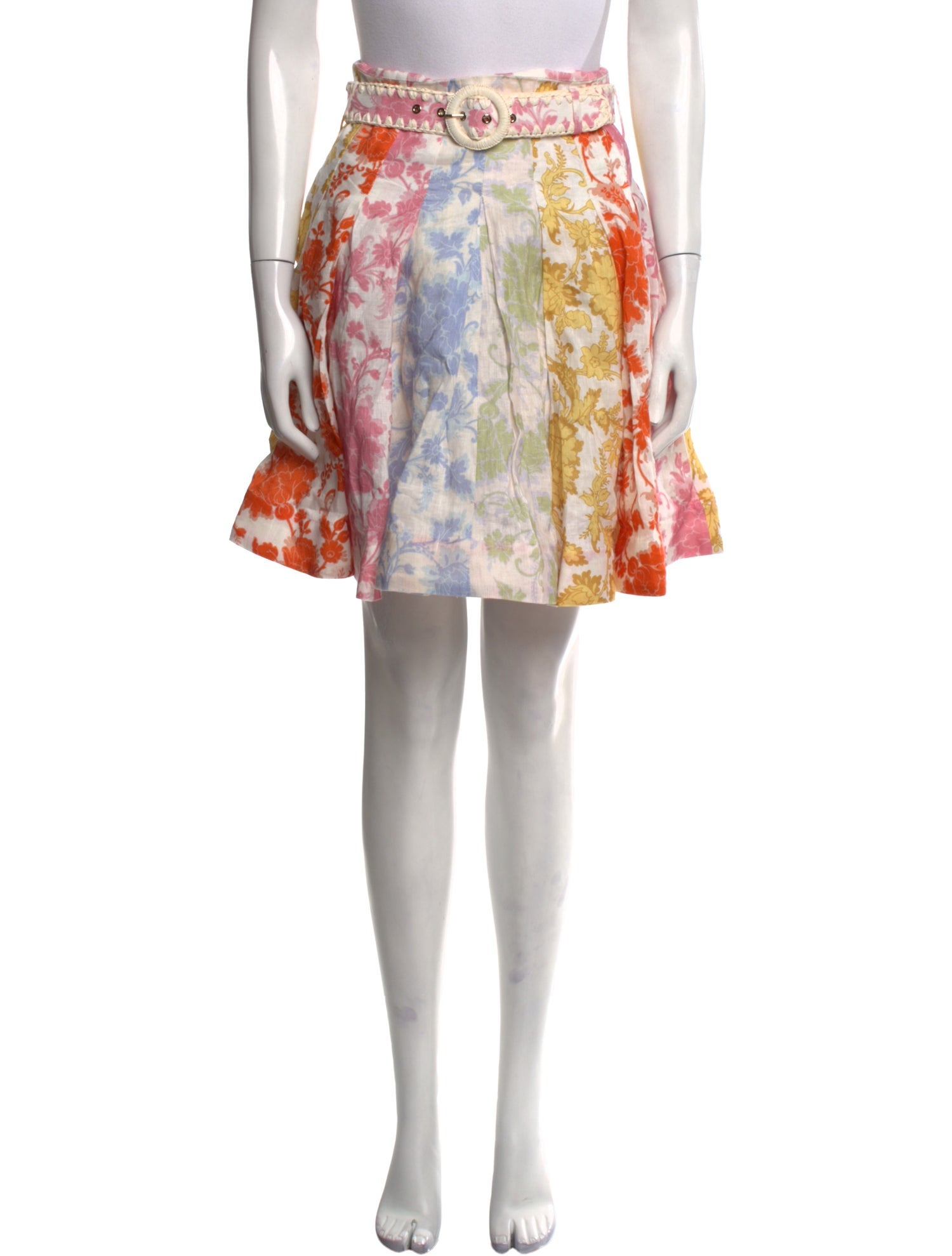 Zimmermann Linen Knee-Length Skirt