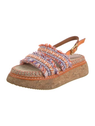 Zimmermann Tweed Pattern Espadrilles