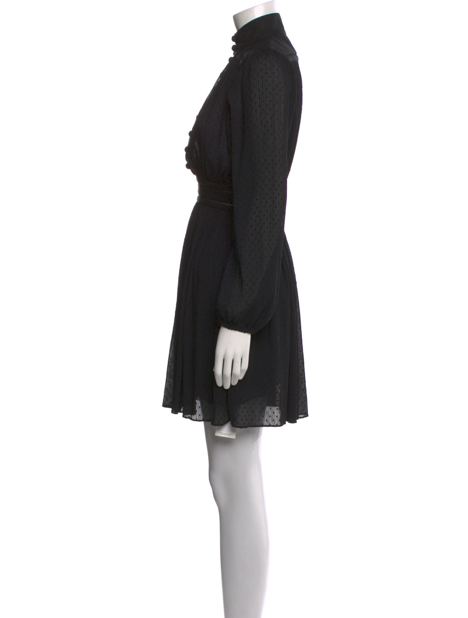 Zimmermann Mock Neck Mini Dress