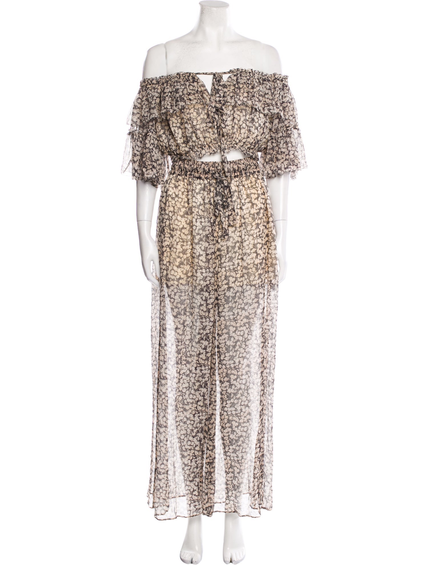 Zimmermann Silk Printed Pant Set