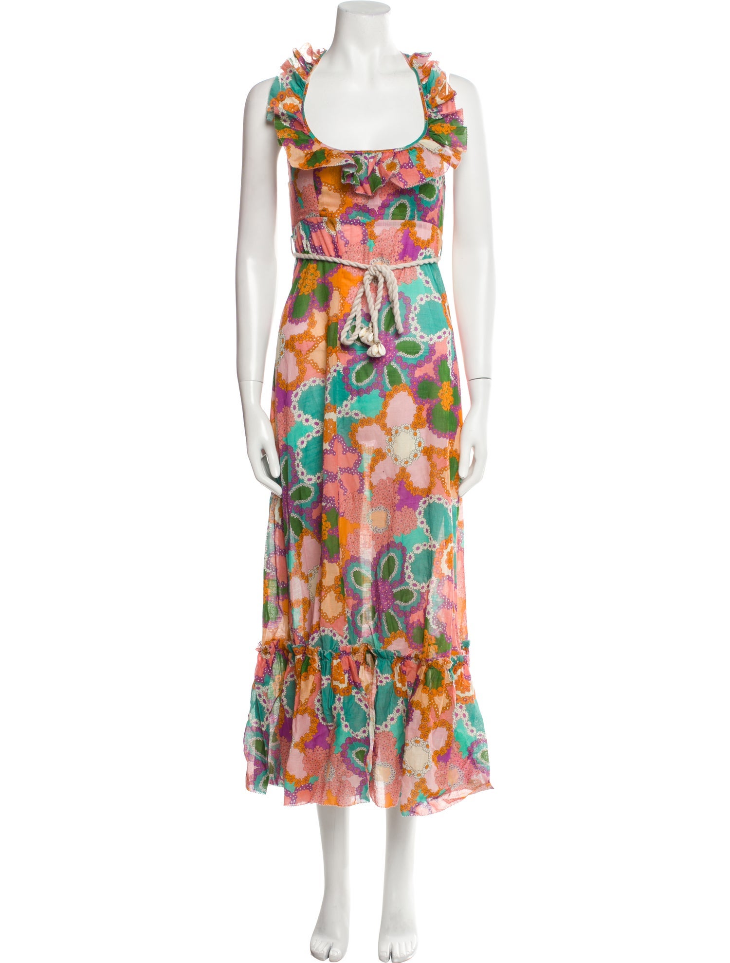 Zimmermann Floral Print Long Dress