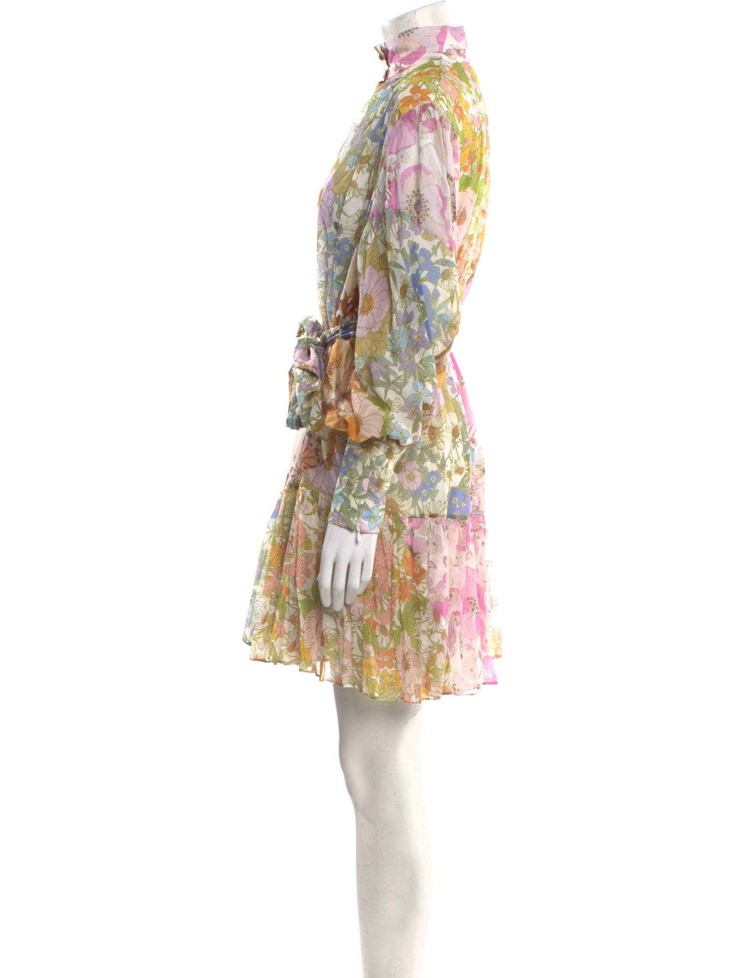 Zimmermann Floral Print Mini Dress w/ Tags