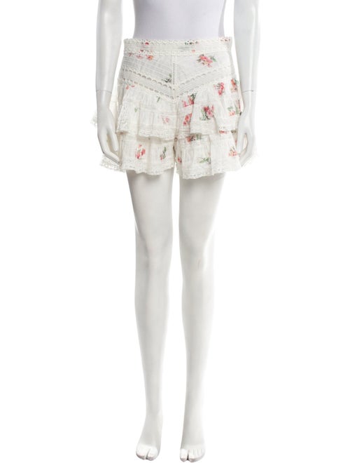 Zimmermann Floral Print Mini Skirt