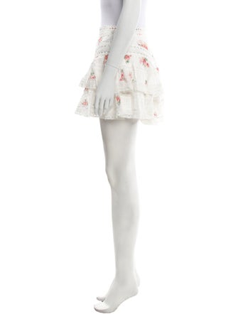 Zimmermann Floral Print Mini Skirt