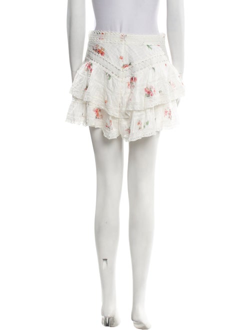 Zimmermann Floral Print Mini Skirt