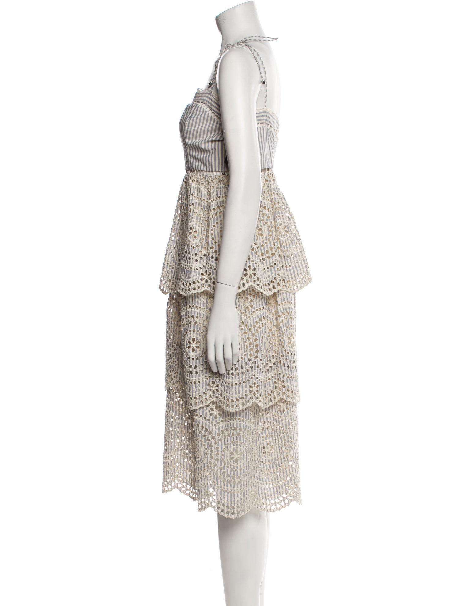 Zimmermann Lace Pattern Midi Length Dress