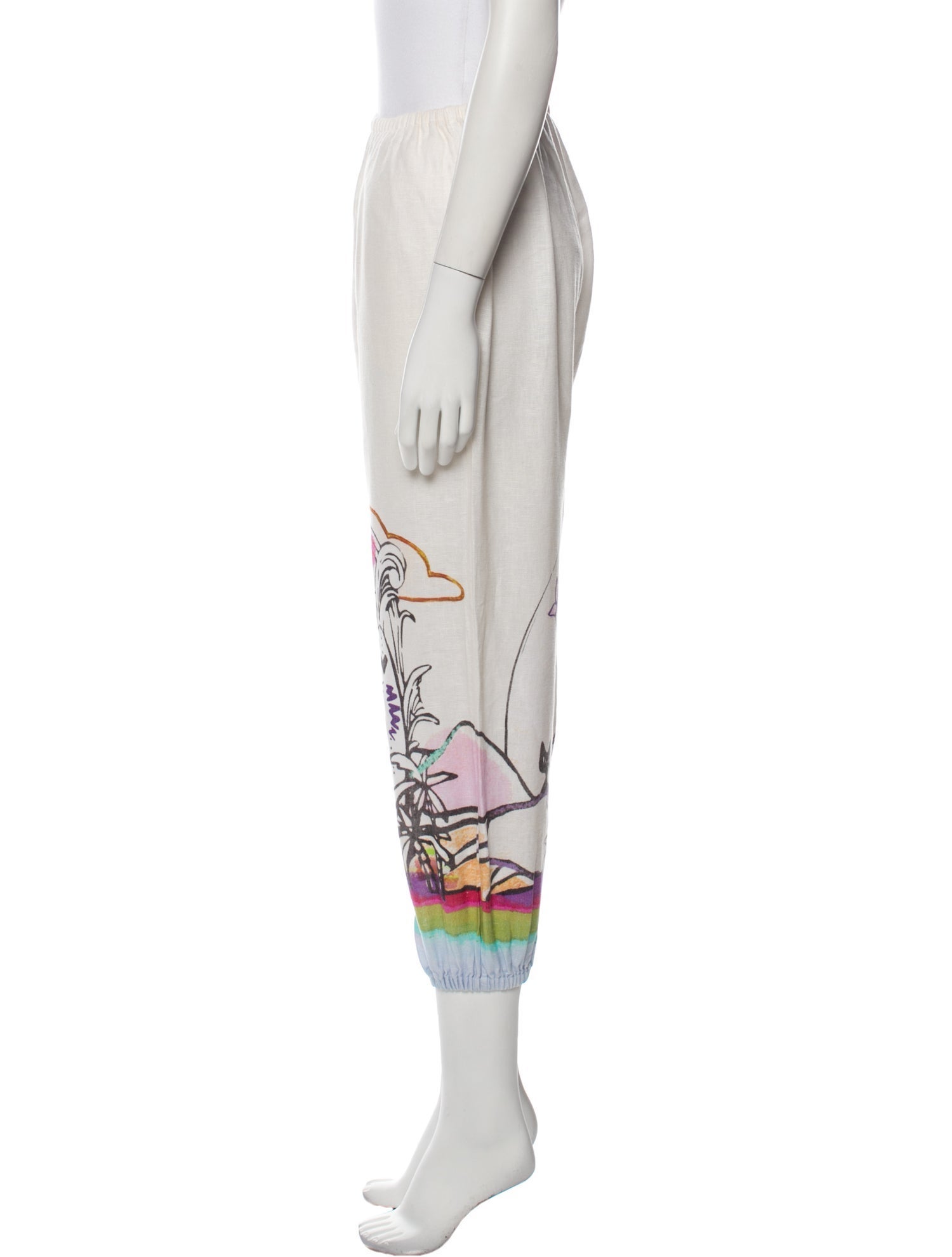 Zimmermann Linen Skinny Leg Pants