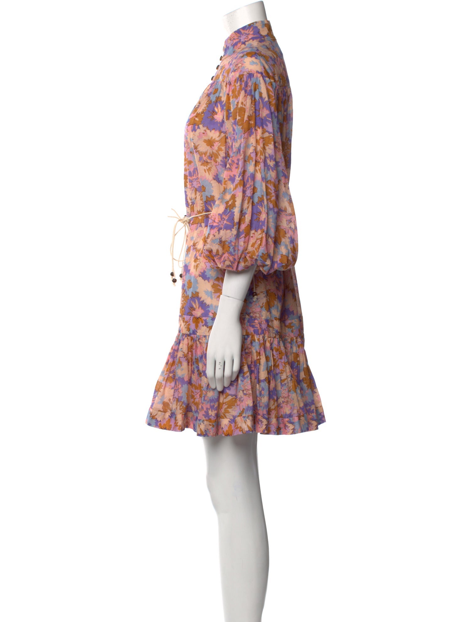 Zimmermann Floral Print Mini Dress