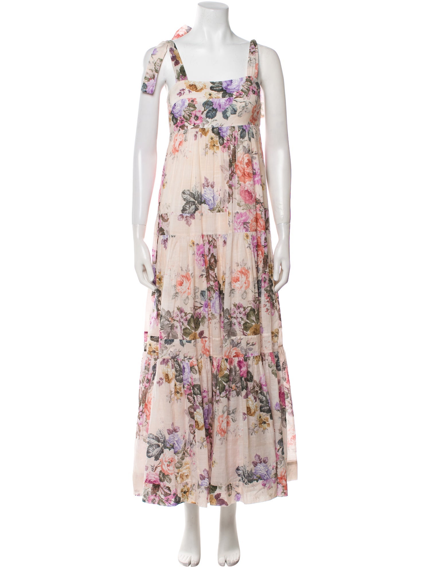 Zimmermann Floral Print Long Dress