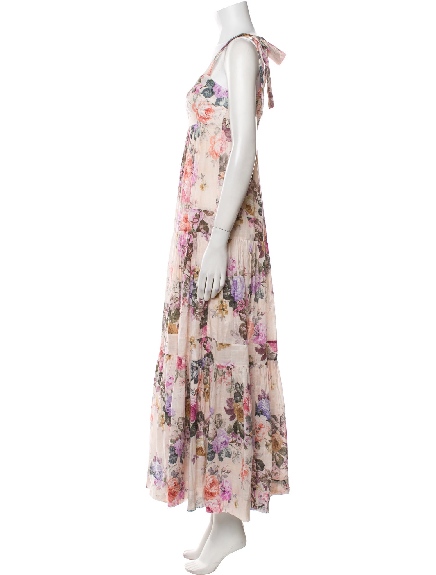 Zimmermann Floral Print Long Dress