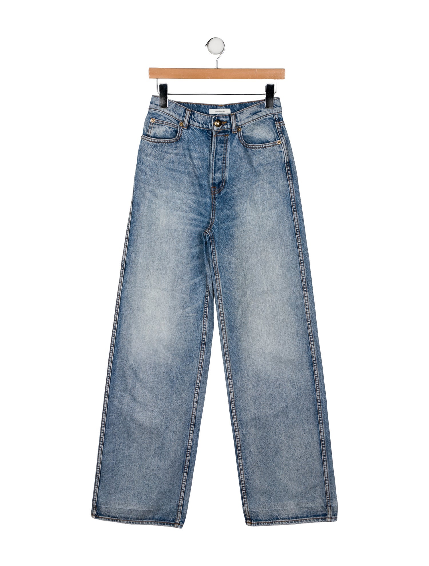 Zimmermann High-Rise Wide Leg Jeans