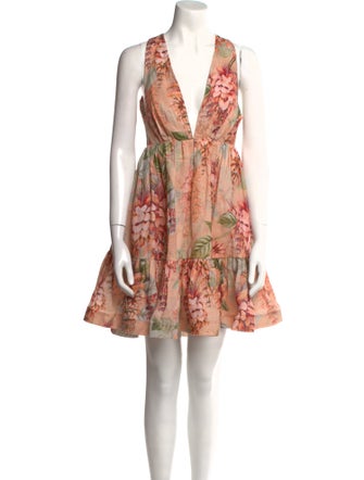 Zimmermann Linen Mini Dress