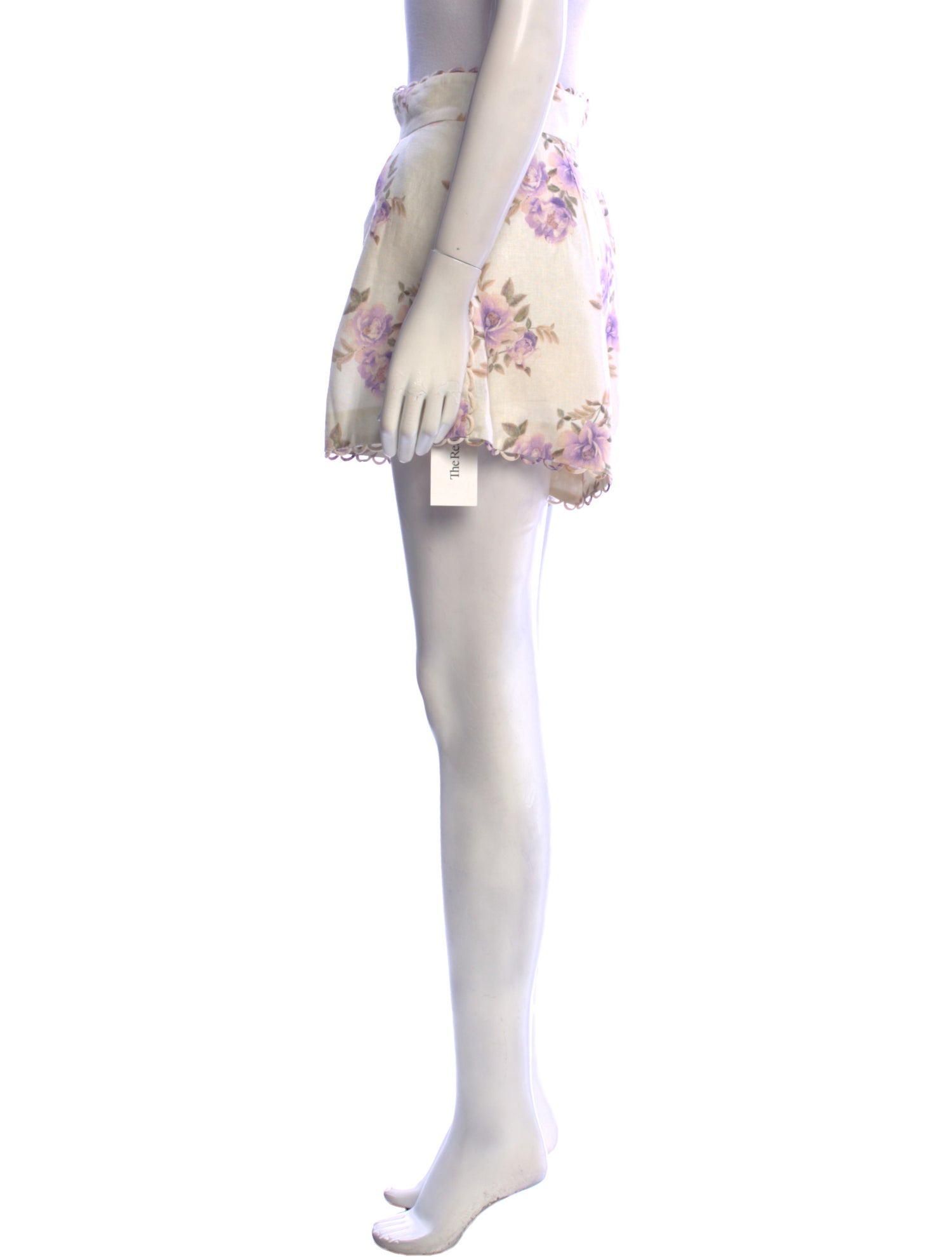 Zimmermann Linen Mini Shorts