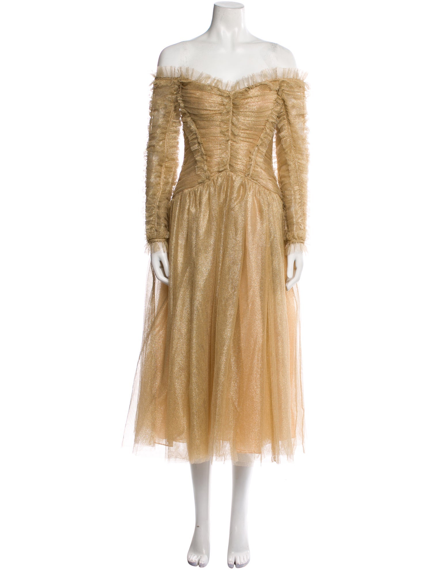 Zimmermann Mesh Midi Length Dress