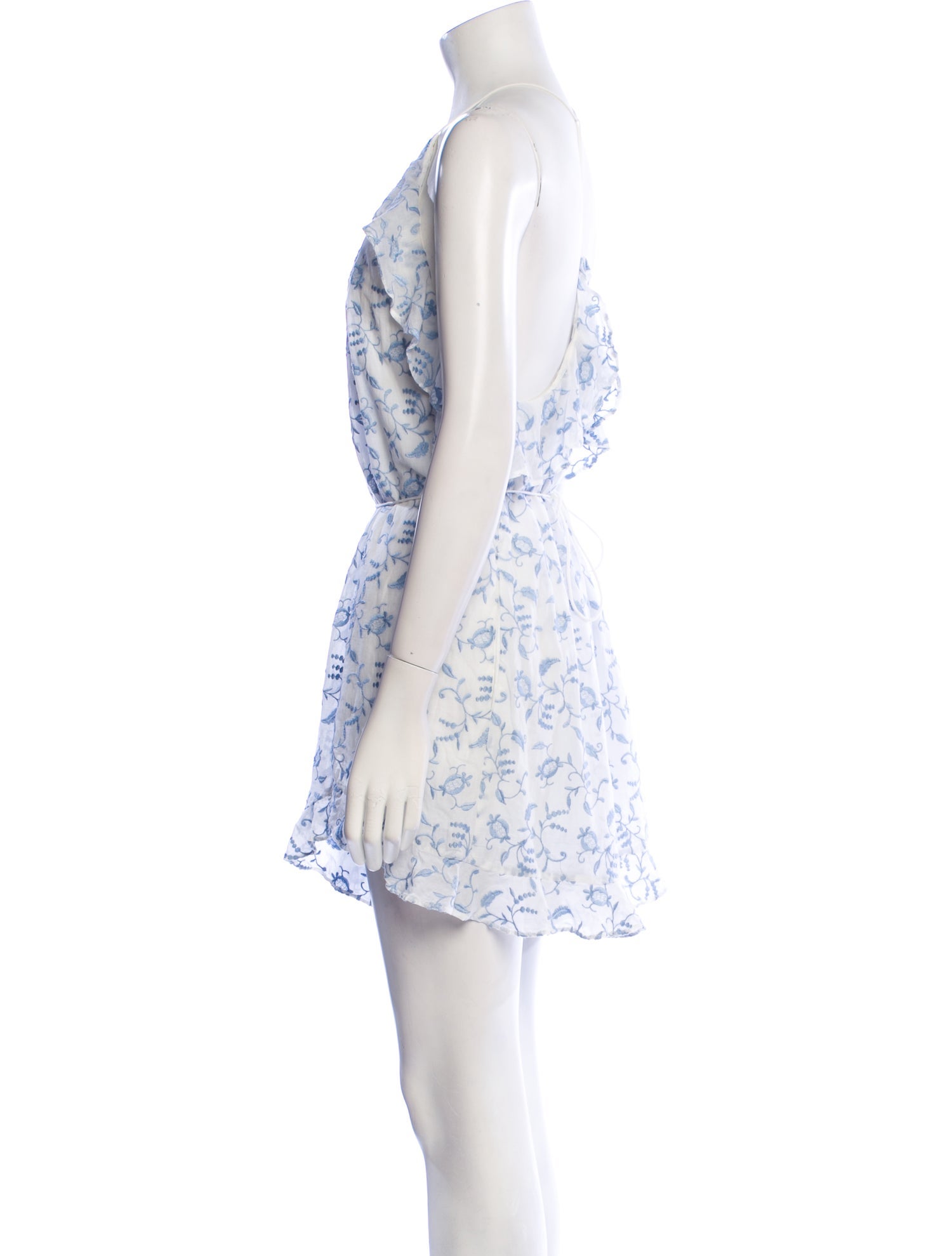 Zimmermann Floral Print Scoop Neck Romper