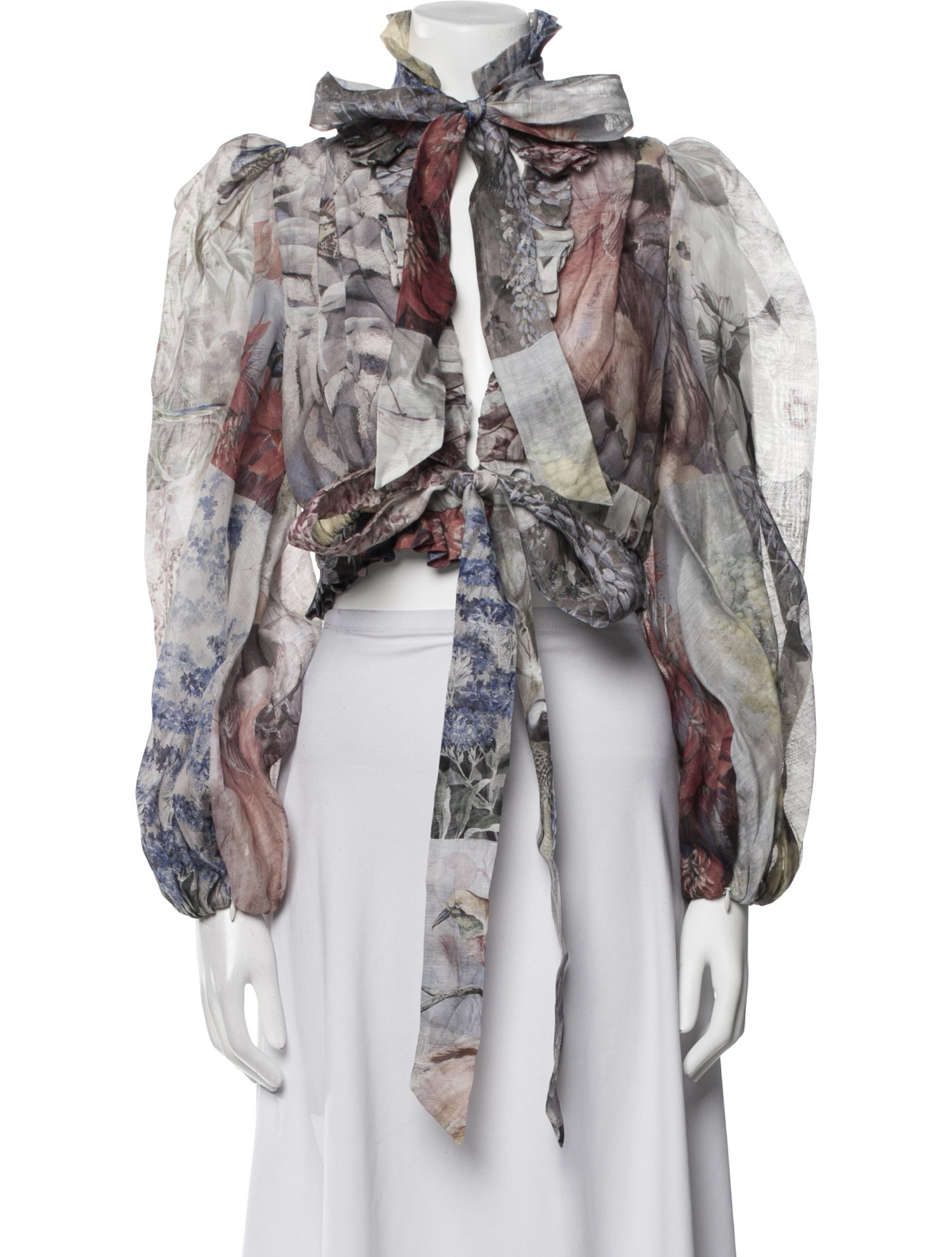 Zimmermann Linen Printed Vest