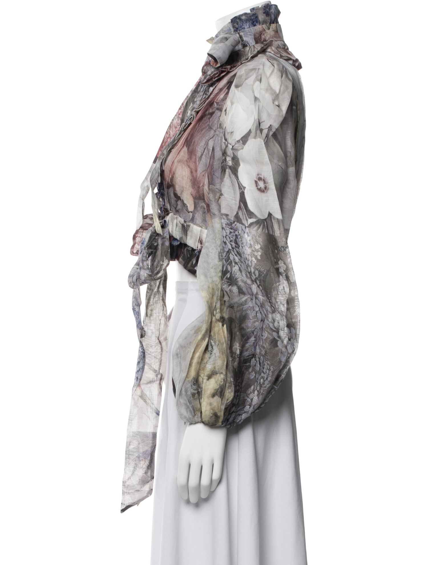 Zimmermann Linen Printed Vest