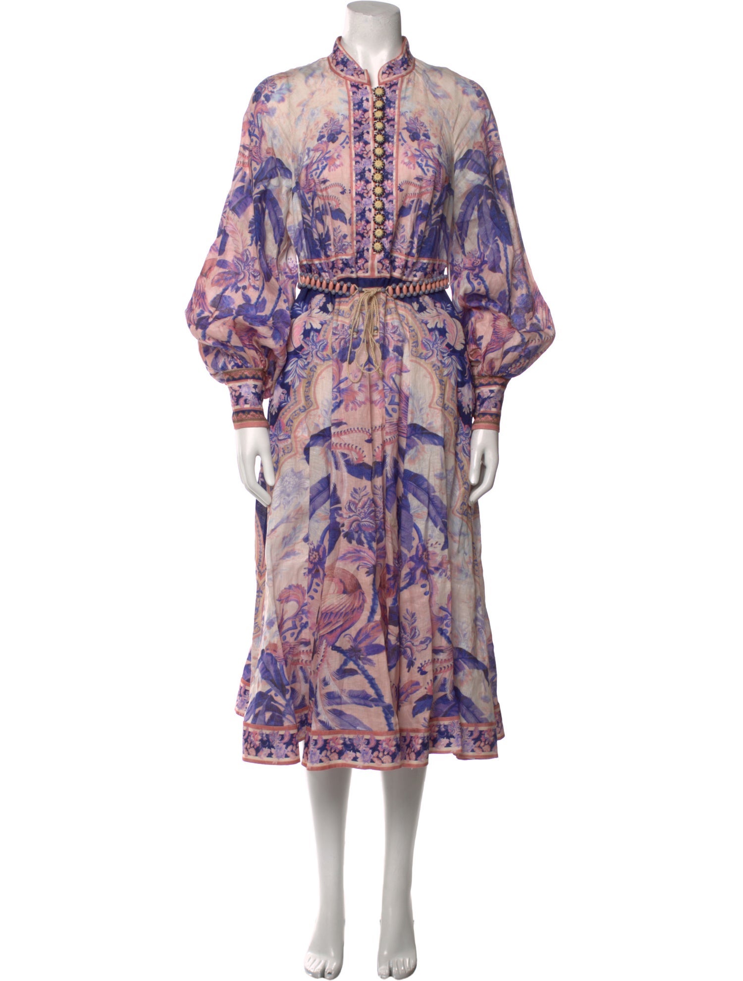 Zimmermann Linen Midi Length Dress