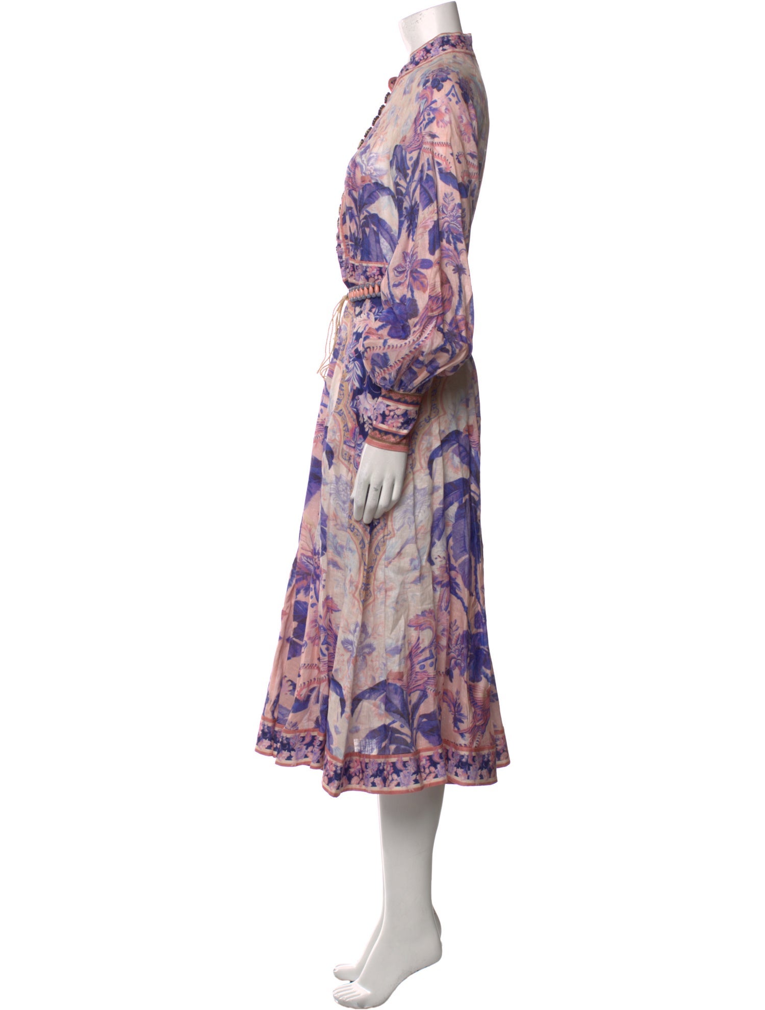 Zimmermann Linen Midi Length Dress