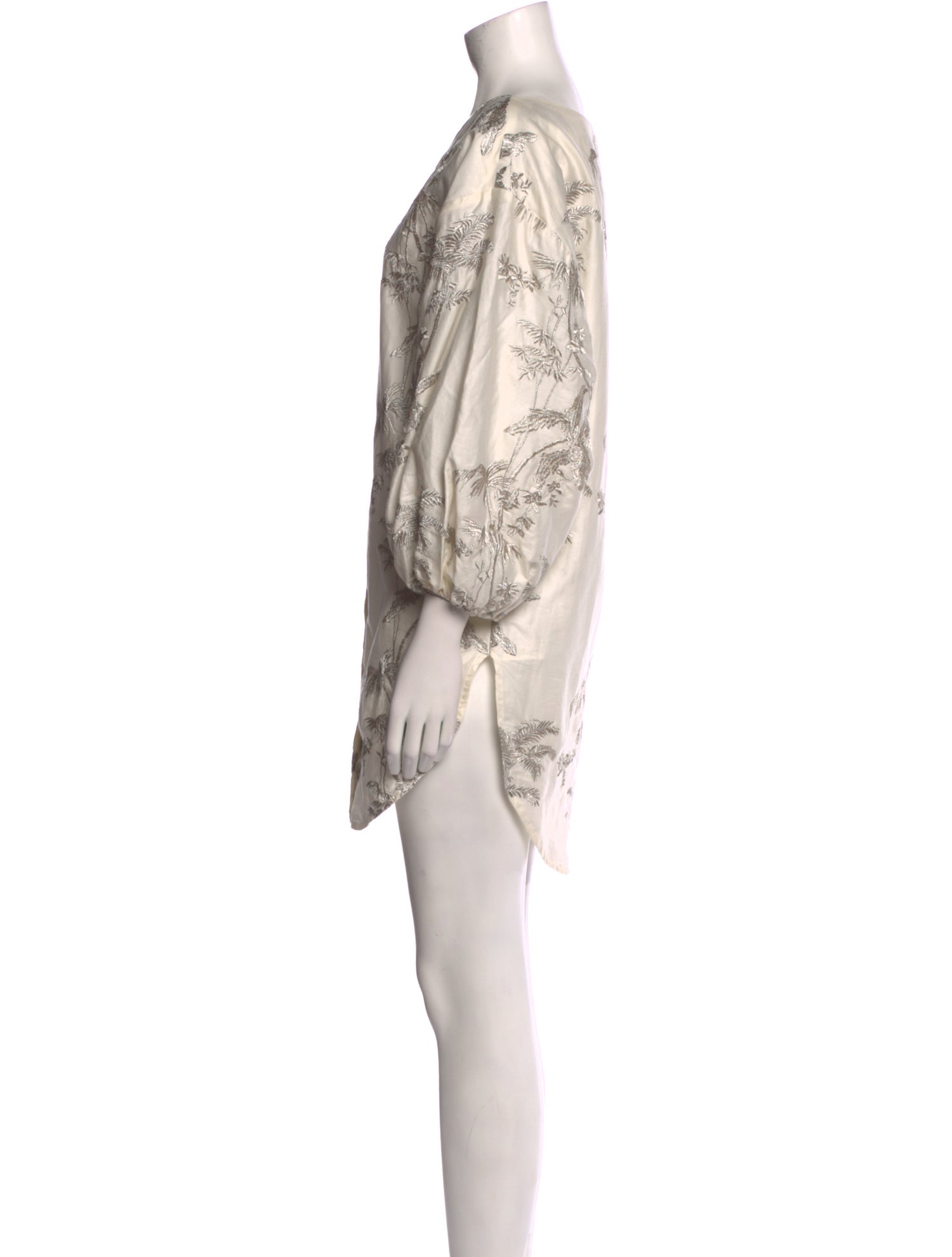 Zimmermann Printed Scoop Neck Tunic