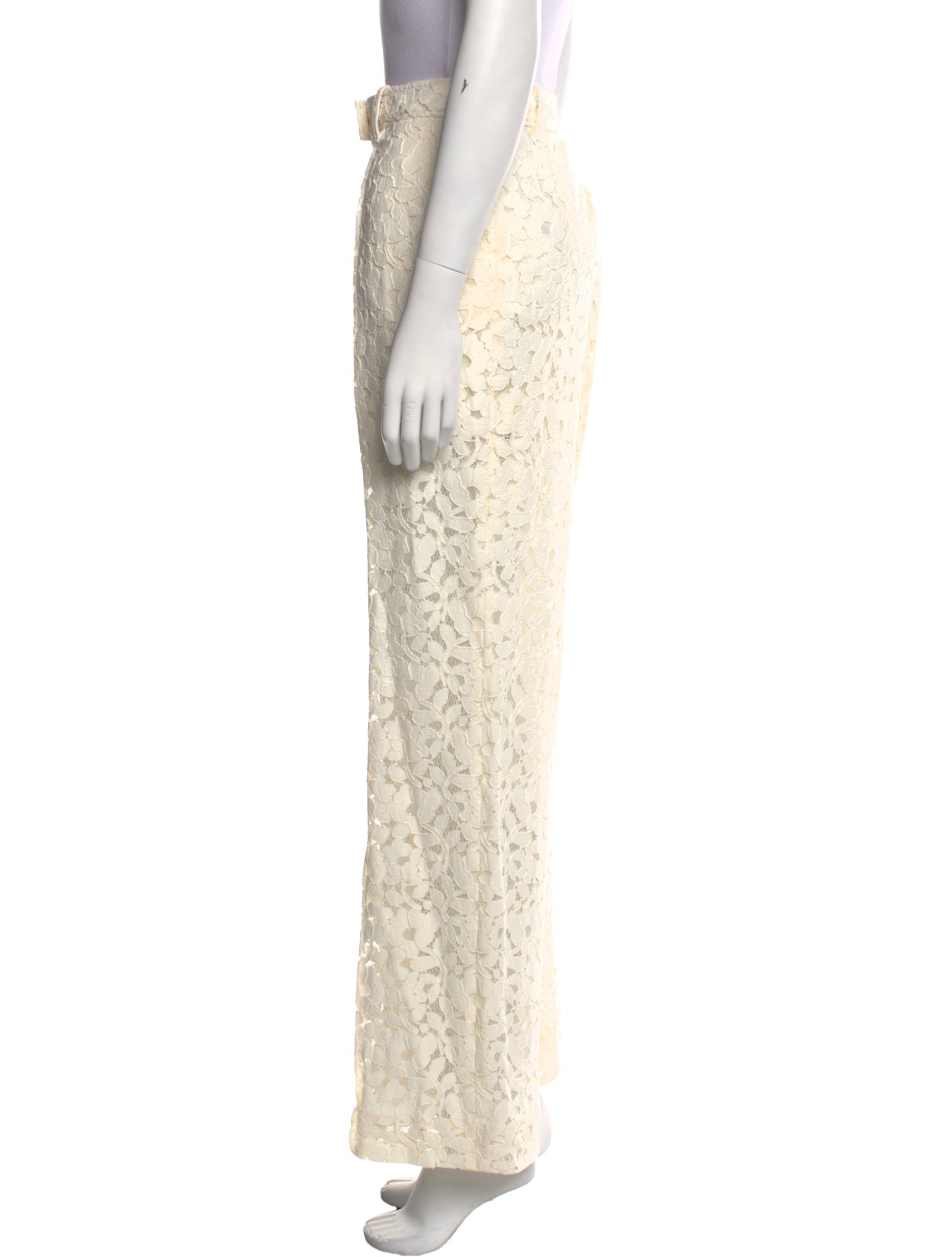 Zimmermann Lace Pattern Wide Leg Pants