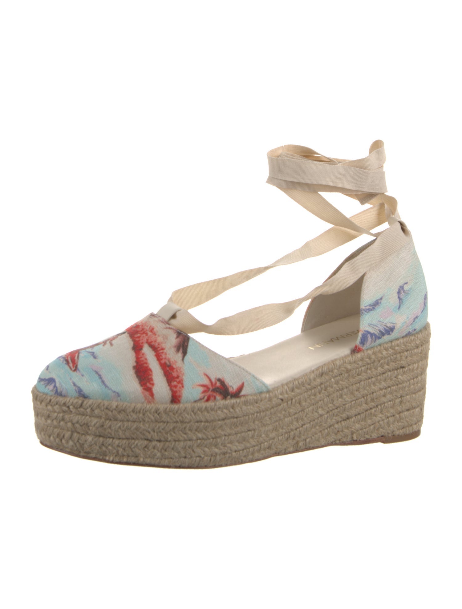 Zimmermann Canvas Floral Print Espadrilles