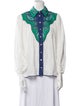 Zimmermann Linen Printed Button-Up Top