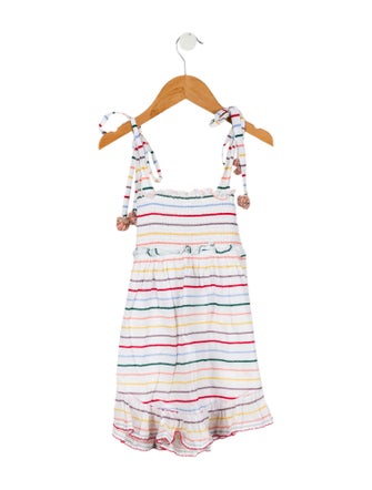Zimmermann Girls' Striped Sleeveless Dress