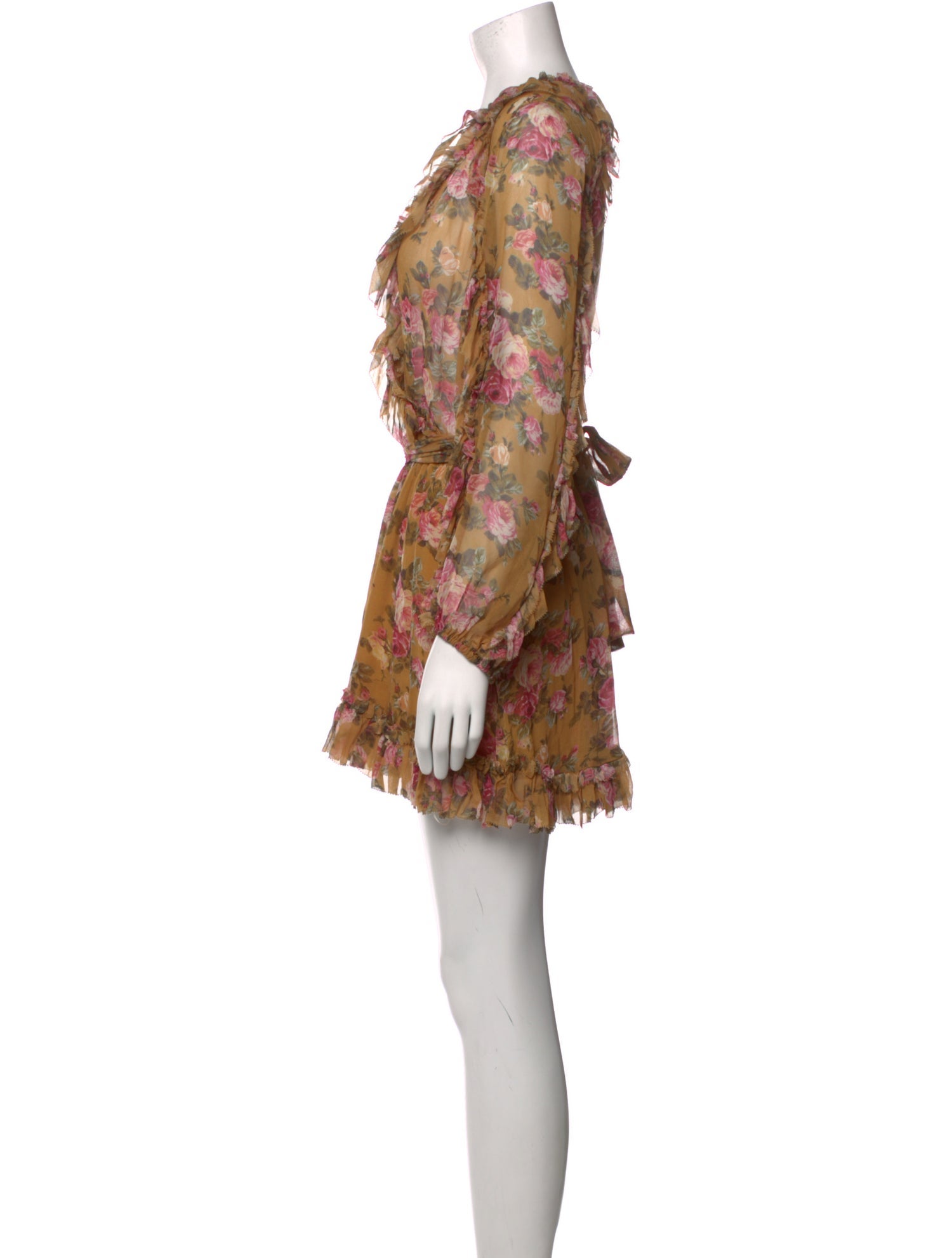 Zimmermann Silk Floral Print Romper