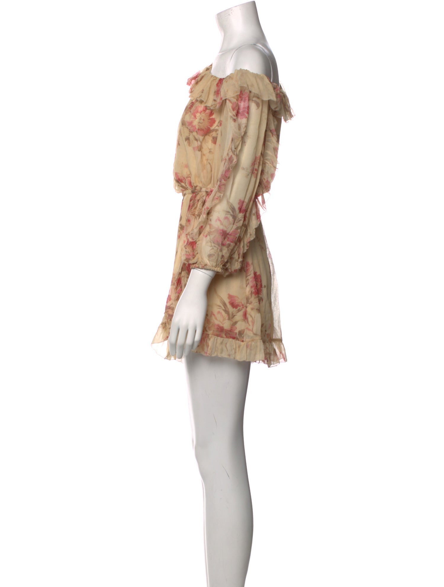 Zimmermann Silk Floral Print Romper