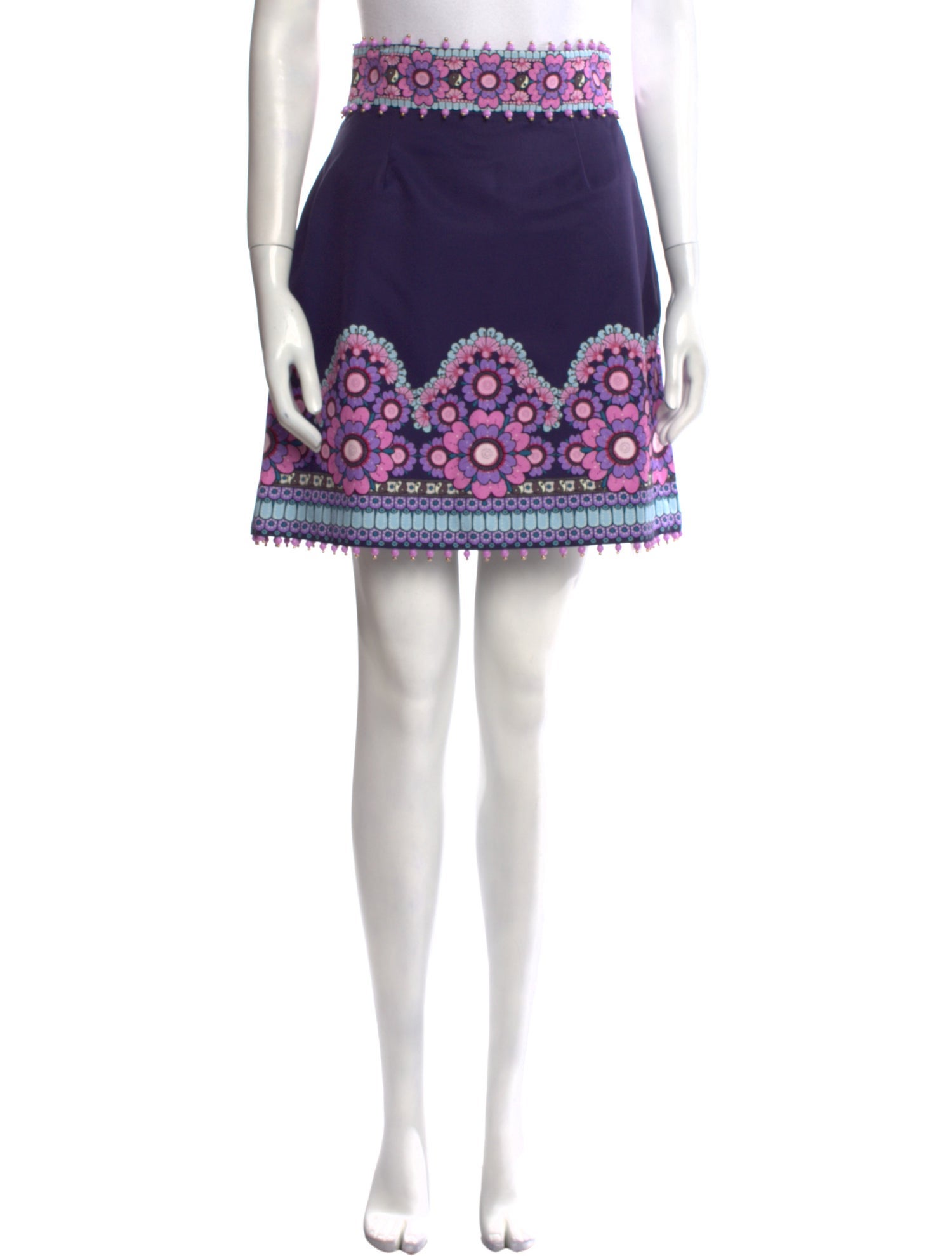 Zimmermann Floral Print Mini Skirt