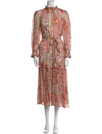 Zimmermann Floral Print Long Dress