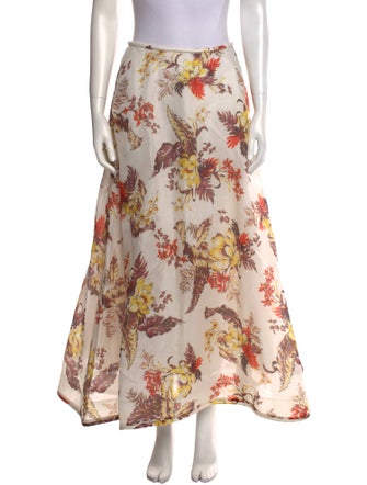 Zimmermann Linen Midi Length Skirt