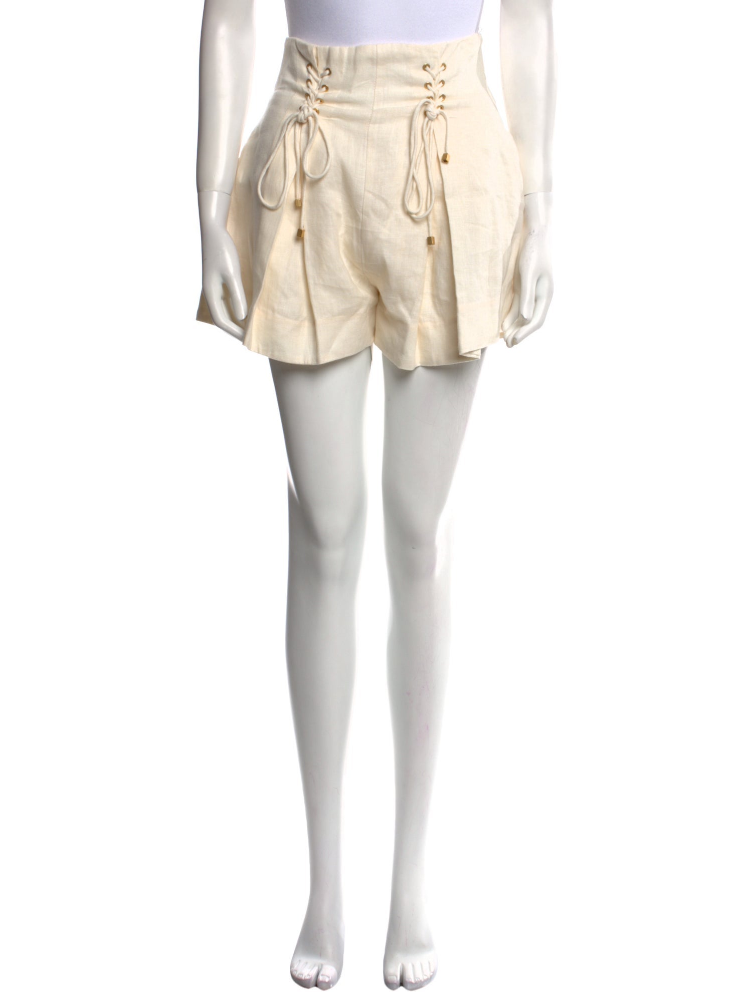 Zimmermann Linen Mini Shorts