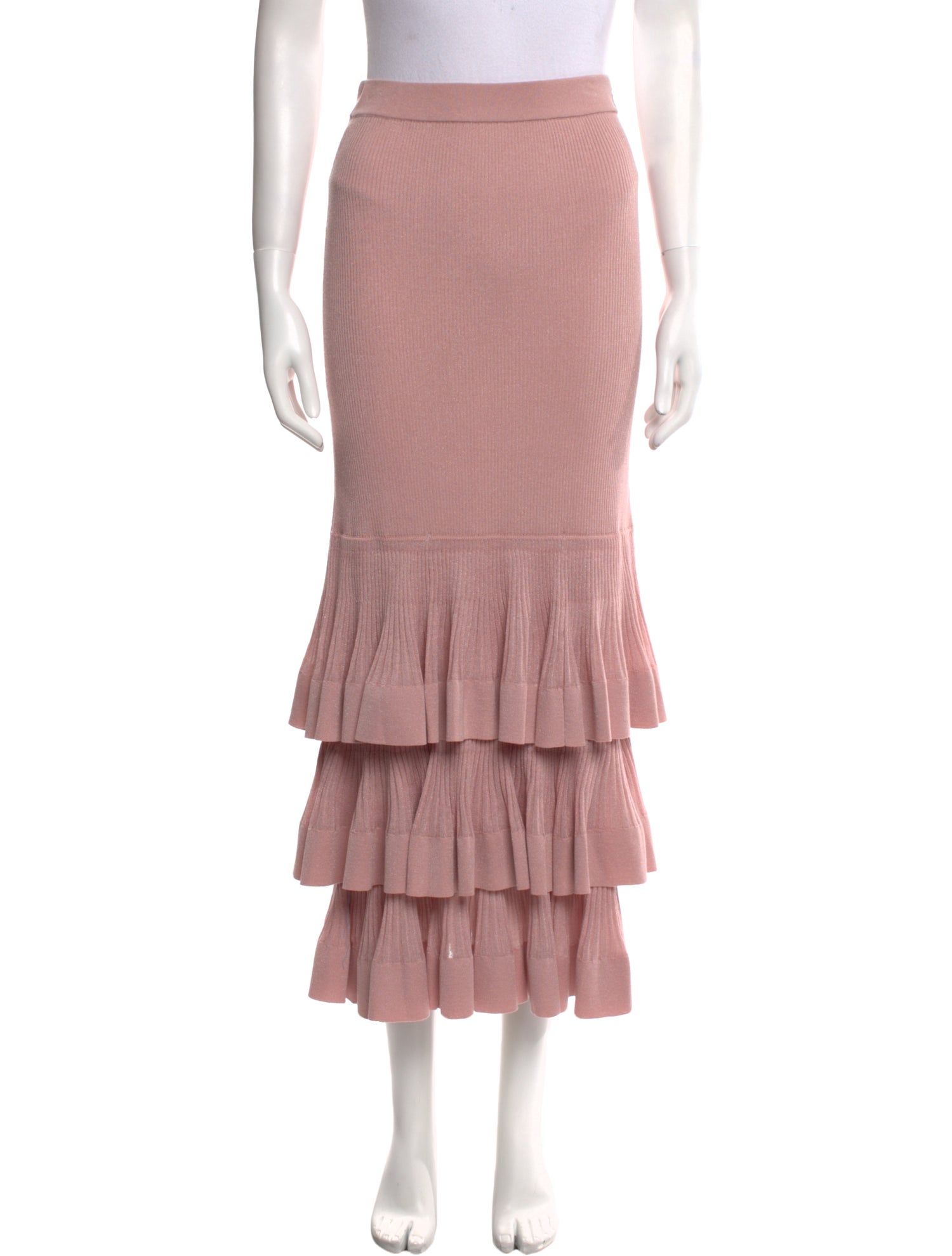 Zimmermann Ruffle Embellishment Midi Length Skirt