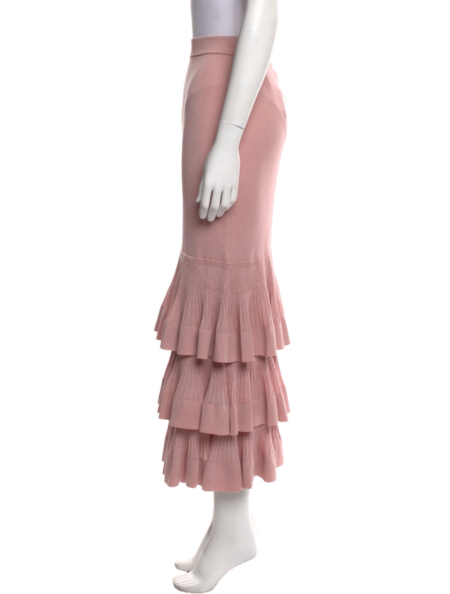 Zimmermann Ruffle Embellishment Midi Length Skirt