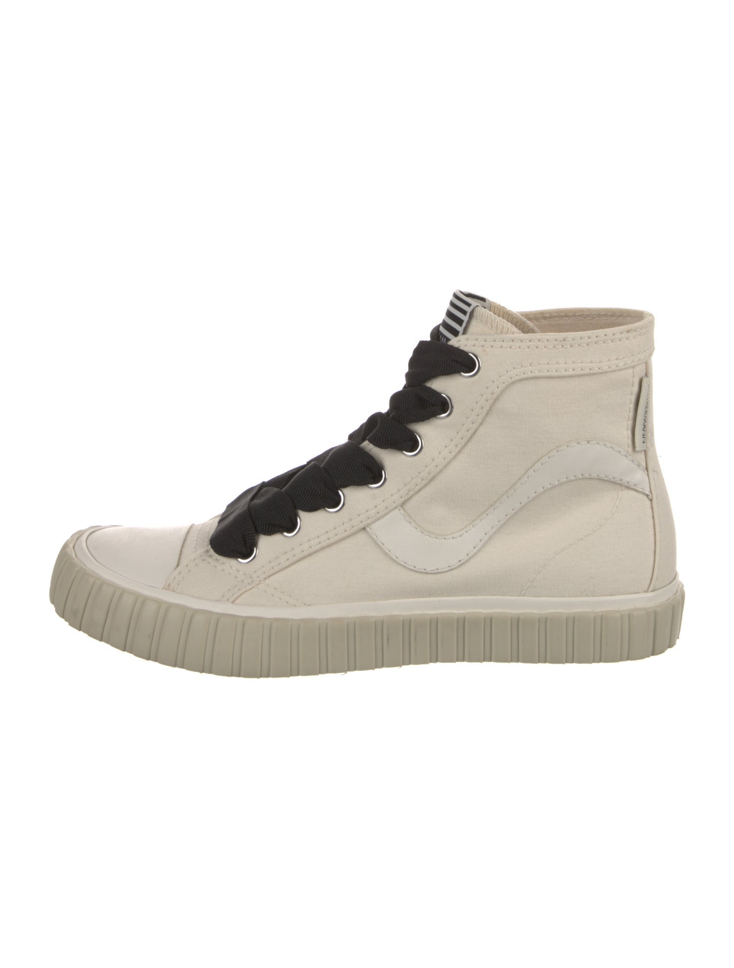 Zimmermann Canvas Leather Trim Embellishment Sneakers