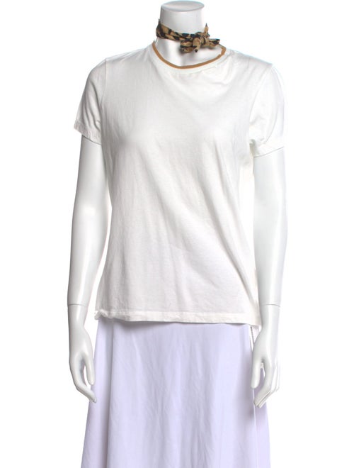 Zimmermann Mock Neck Short Sleeve T-Shirt