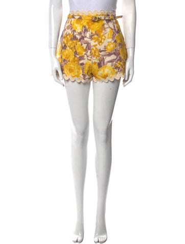 Zimmermann Shorts Linen Mini M