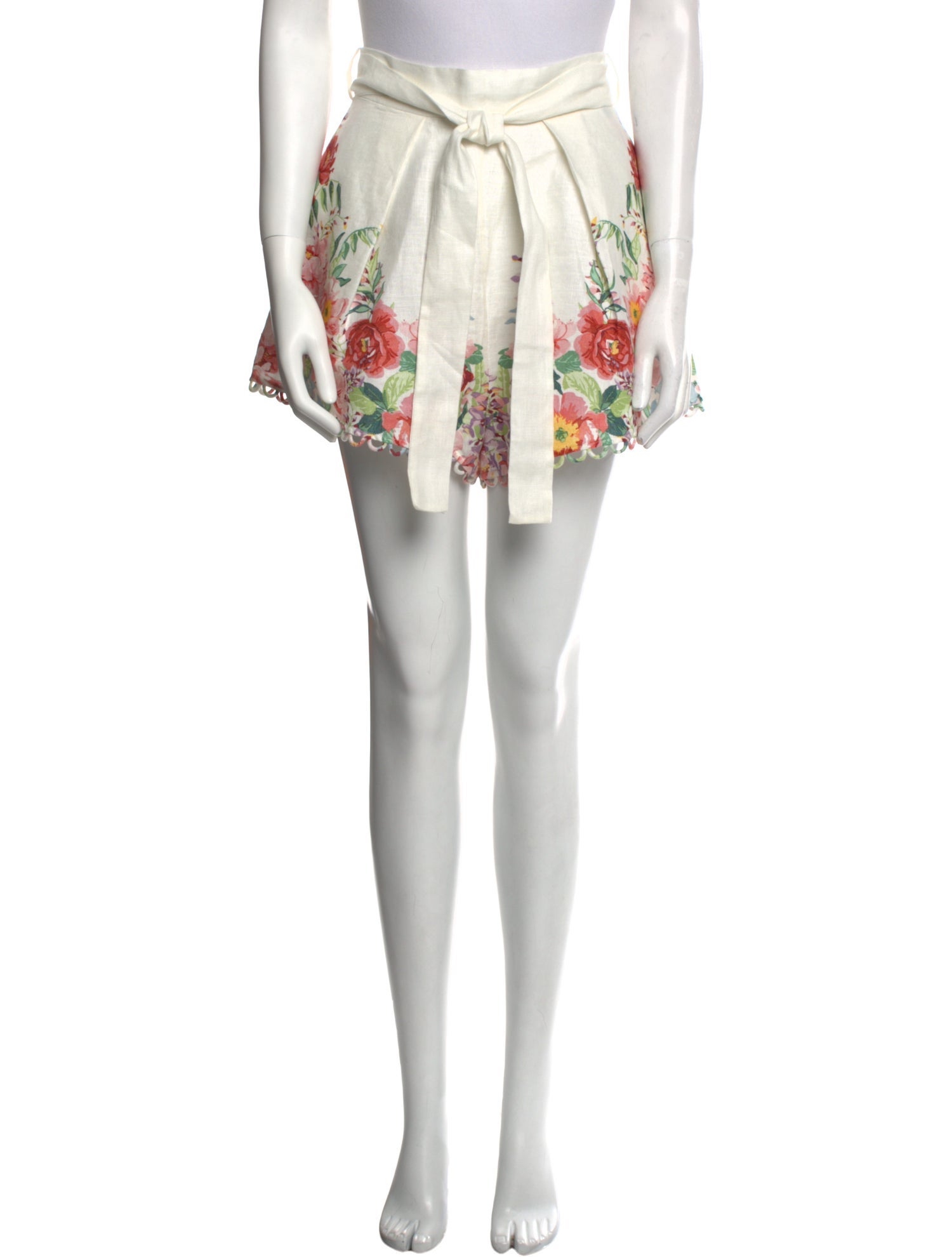 Zimmermann Linen Mini Shorts